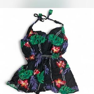 Floral Mini Dress in Multicolor